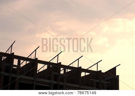 Unfinished Town Home Struction