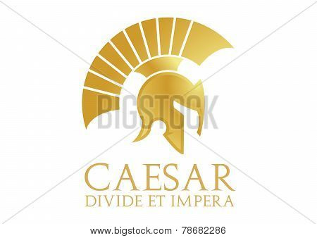 Caesar helmet logo