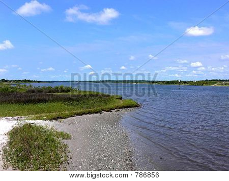 niebieski woda i niebo