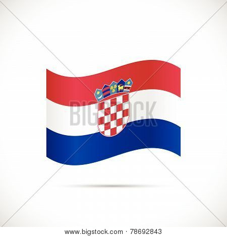 Croatia Flag Illustration