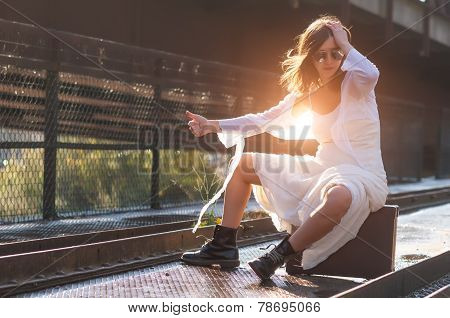 Bride Hitchhiking