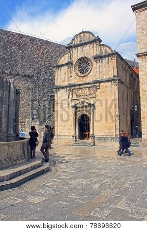 Chapel Of St. Savior In Dubrovnik, Croatia