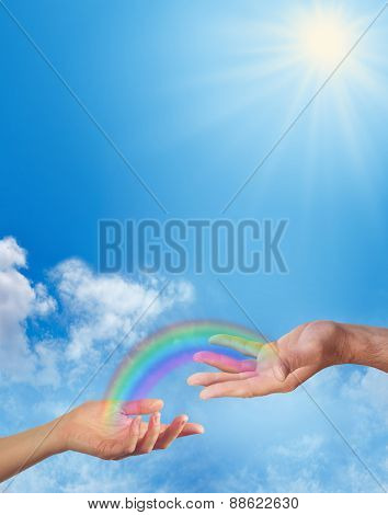Sharing a Rainbow with you