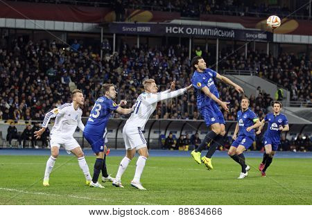 Football Game Fc Dynamo Kyiv Vs Fc Everton