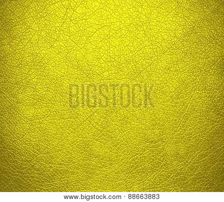 Aureolin leather texture background