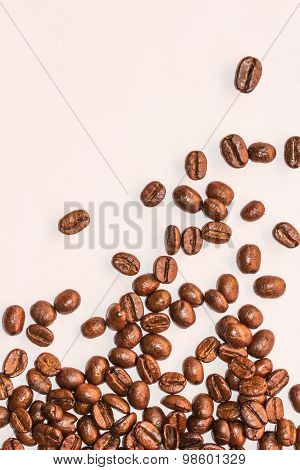 Coffee Beans Background Texture