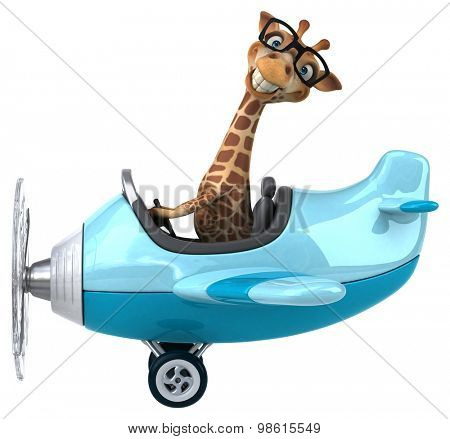 Fun giraffe