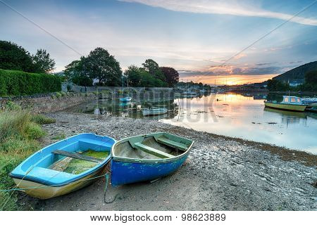 Sunrise On The River Tamar
