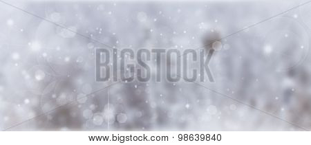 Blue Lights Festive background