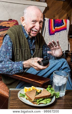 Cranky Elderly Man