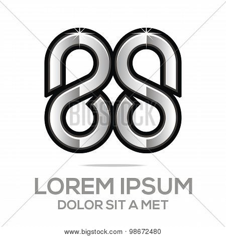 Logo Infinity Symbol S 8 Vector Element