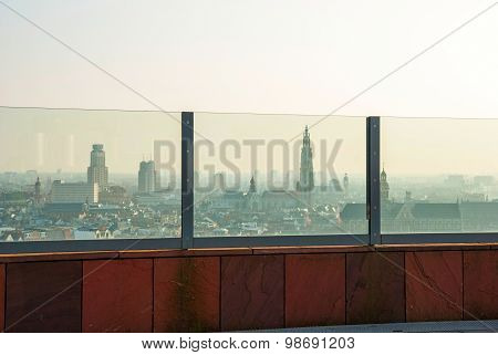 View Over Antwerp From Musem Aan Der Stroom