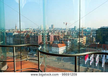 View Over Antwerp From Musem Aan Der Stroom