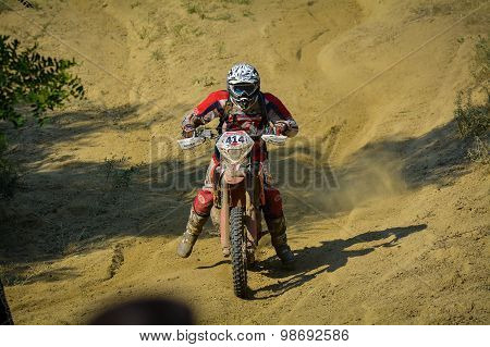 Sibiu, Romania - July 18: Michael Schindlauer Competing In Red Bull Romaniacs Hard Enduro Rally With