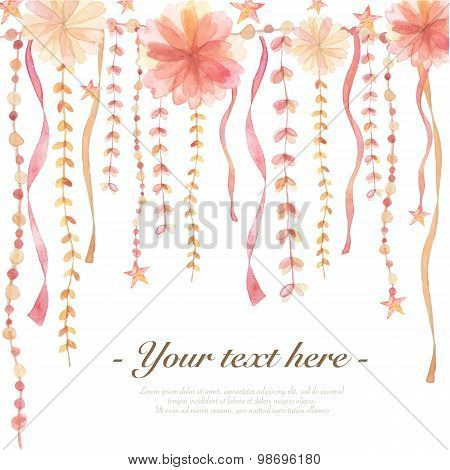 Flower Decoration Background