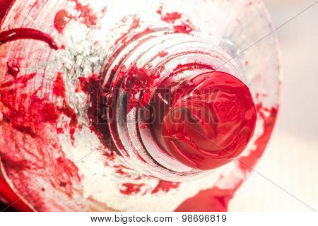 Red Oil Paint From Tube