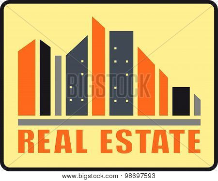 real estate urban icon