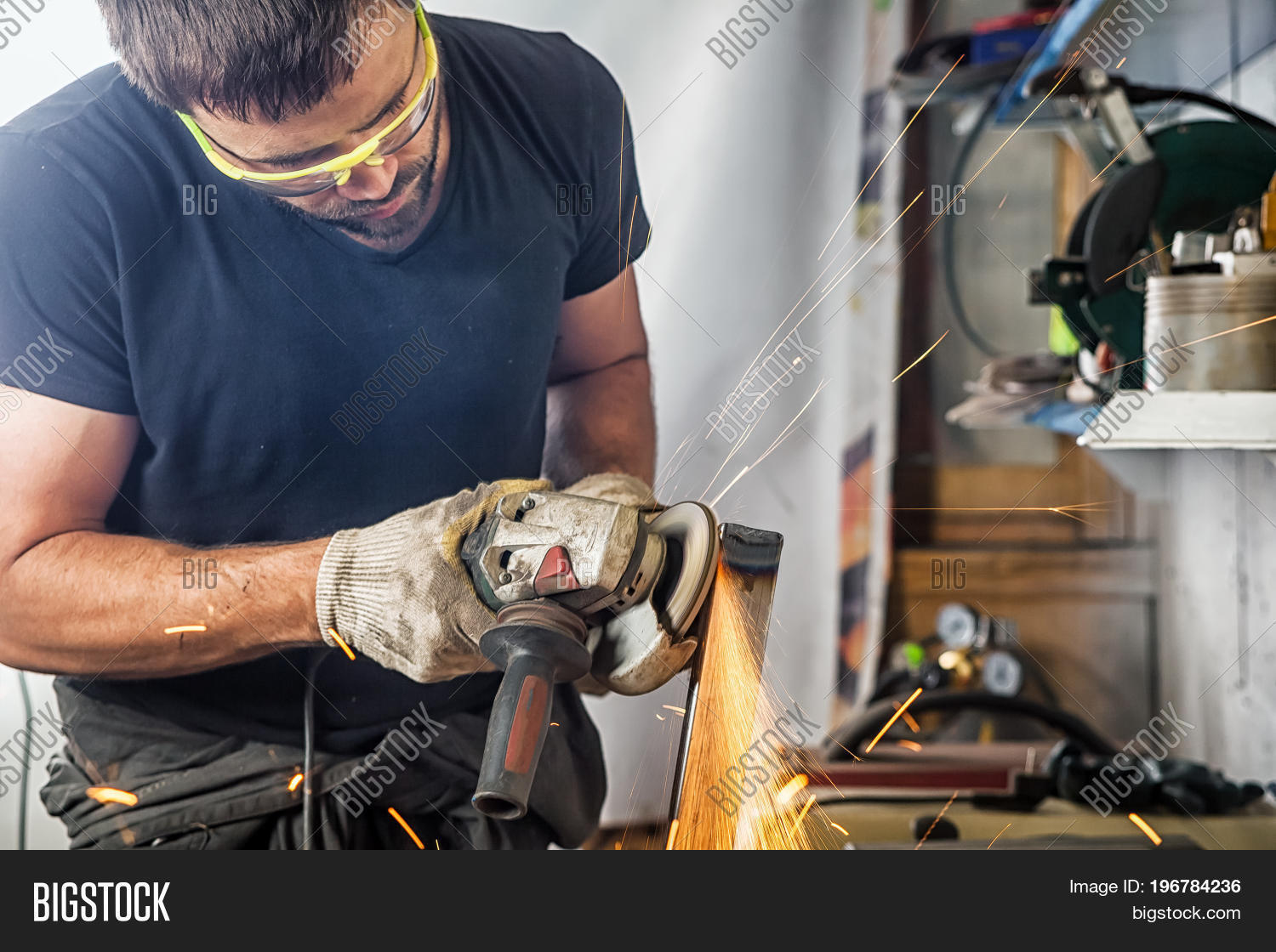 Man Grinder Metal Image & Photo (Free Trial) Bigstock