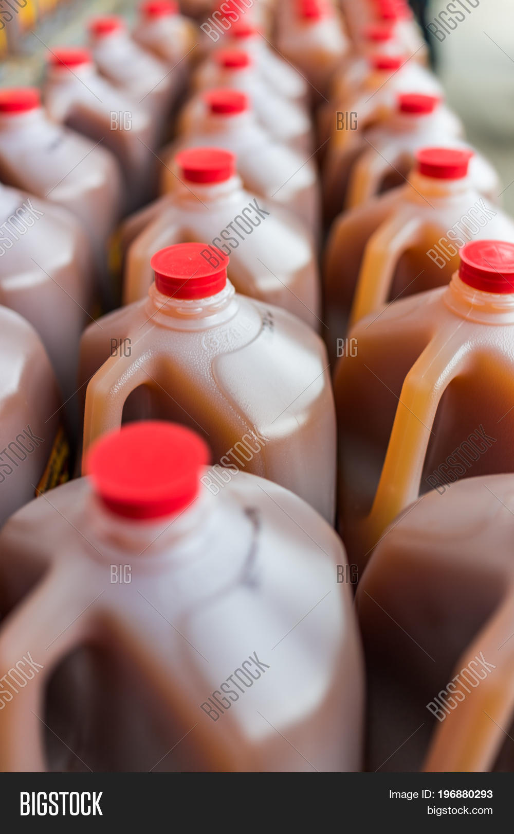 Rows Plastic Gallon Image & Photo (Free Trial) Bigstock