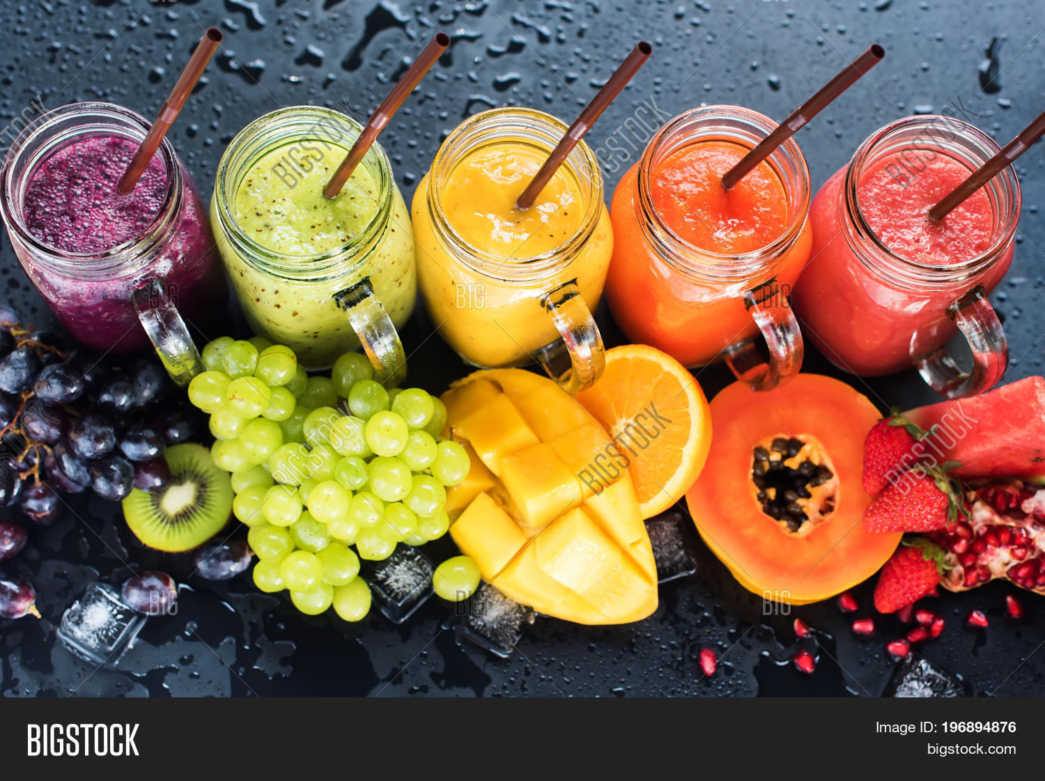 Fresh Color Juices Image & Photo (Free Trial) Bigstock