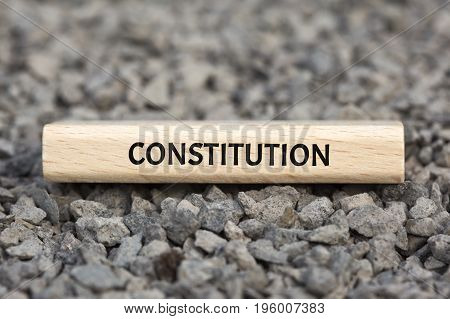 Constitution - Disarrangement - Image With Words Associated With The Topic Community Of Values, Word