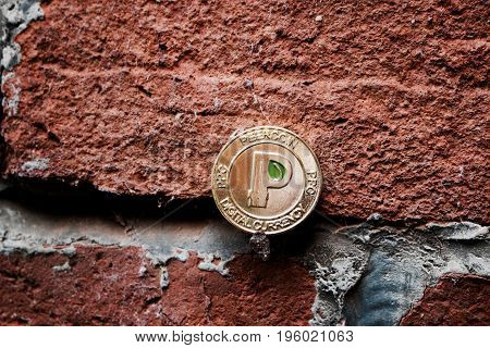 Gold Peercoin Coin