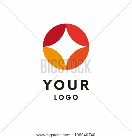 Abstract Logo. Star Shape. Logotype. Vector illustration.