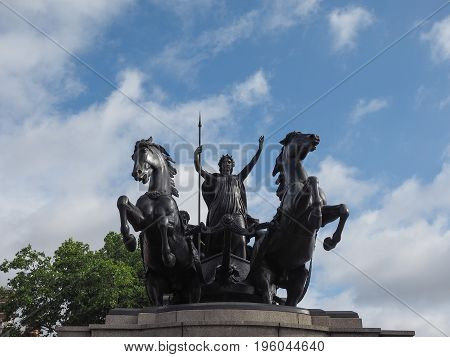 Boadicea Monument In London