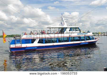 Rostock, Germany-July 14,2017: Ferry 