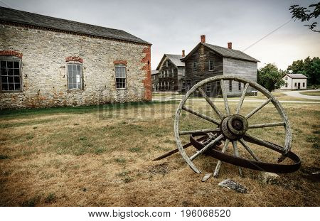 Ghost town of Fayette in Michigan Upper Peninsula
