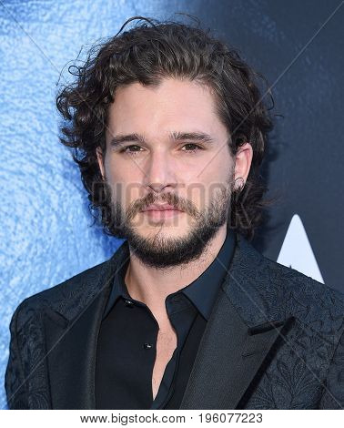 LOS ANGELES - JUL 12:  Kit Harington arrives for the Season 8 premiere of HBO's 'Game of Thrones' on July 12, 2017 in Los Angeles, CA