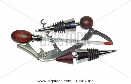 Set di tool per l'apertura della bottiglia.