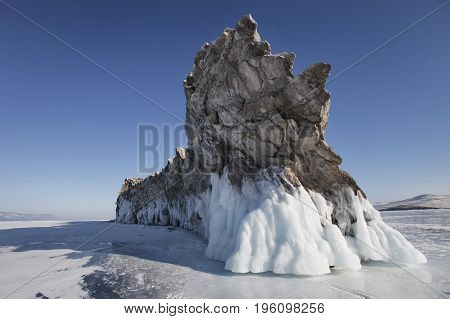 Lake Baikal, Ogoi Island. Winter Landscape