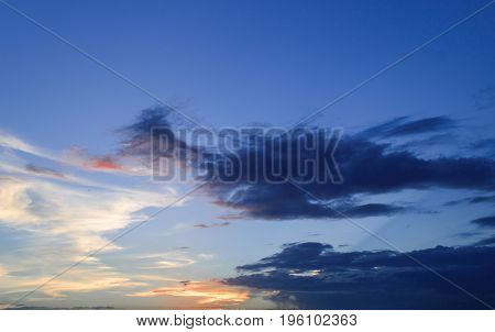 View from Babughat , kolkata at the time of Sunset.
