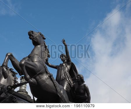 Boadicea Monument In London
