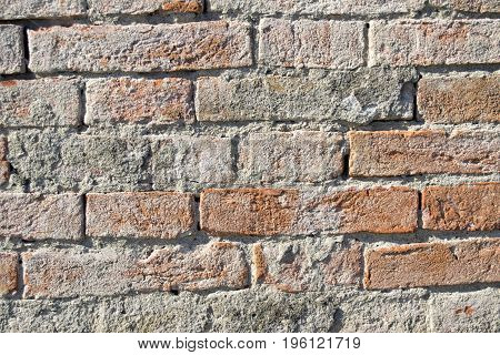 old bricks wall used as background texture