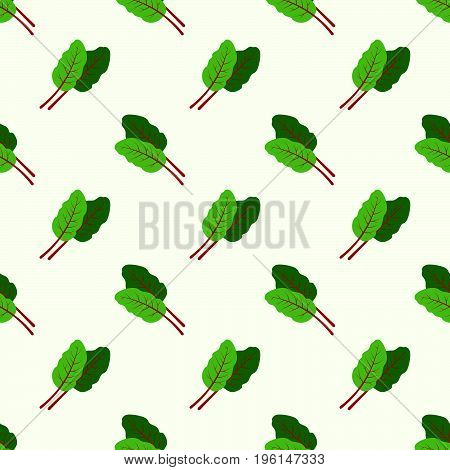 Seamless Background Image Colorful Vegetable Food Ingredient Mangold Swiss Chard Leaves