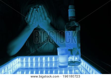 Young Woman Cry