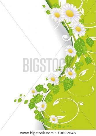 smukke vektor illustration med blomster