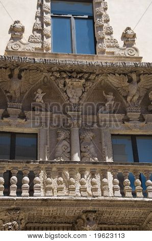 Palace Della Marra. Barletta. Apulien.
