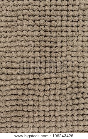 microfiber cloth or brown bathmat with rough texture background