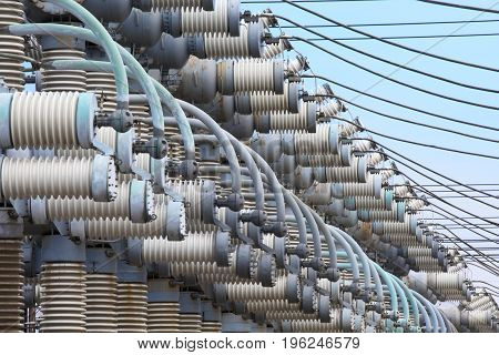 Electrical substation.The power generation equipment.Equipment for the production and distribution of electrical energy