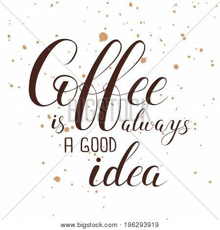 Vector illustration with hand-drawn lettering. 
