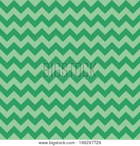 Seamless chevron pattern green color. Vector illustration