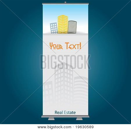 Rolup sjabloon ontwerp