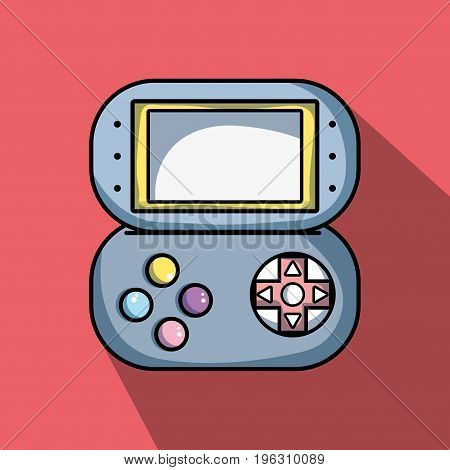 videogame digital console to simulator technology vector illustration