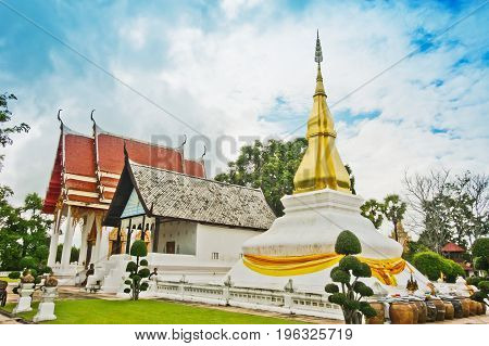 Phra That Kham KaenKhon KaenThailand.temple is symbols Khonkaen cityLandmark for khonkaen city thailand.