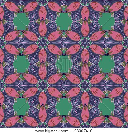 Abstract Luxury Ornate Bright Texture. Colored Mandala. Brilliant Ornament Background For Designs. D