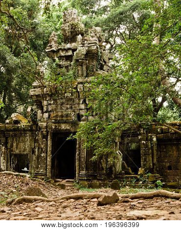 Baphuon temple in Siem Reap, Cambodia. The Baphuon is a temple at Angkor Thom. Built in the mid-11th century.