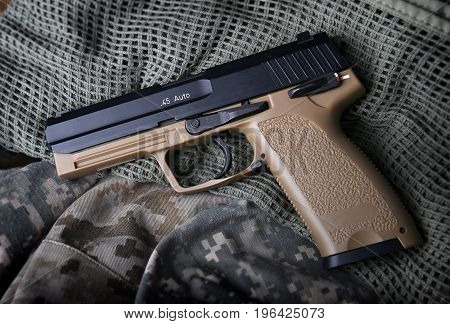 Pistal Automatic Short Hand Gun.